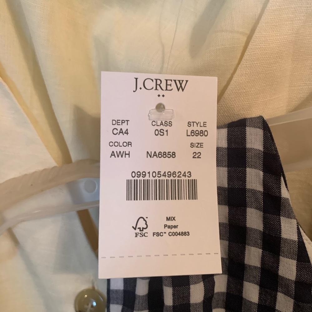 3 New J. Crew size 20 front button dresses - Picture 2 of 8
